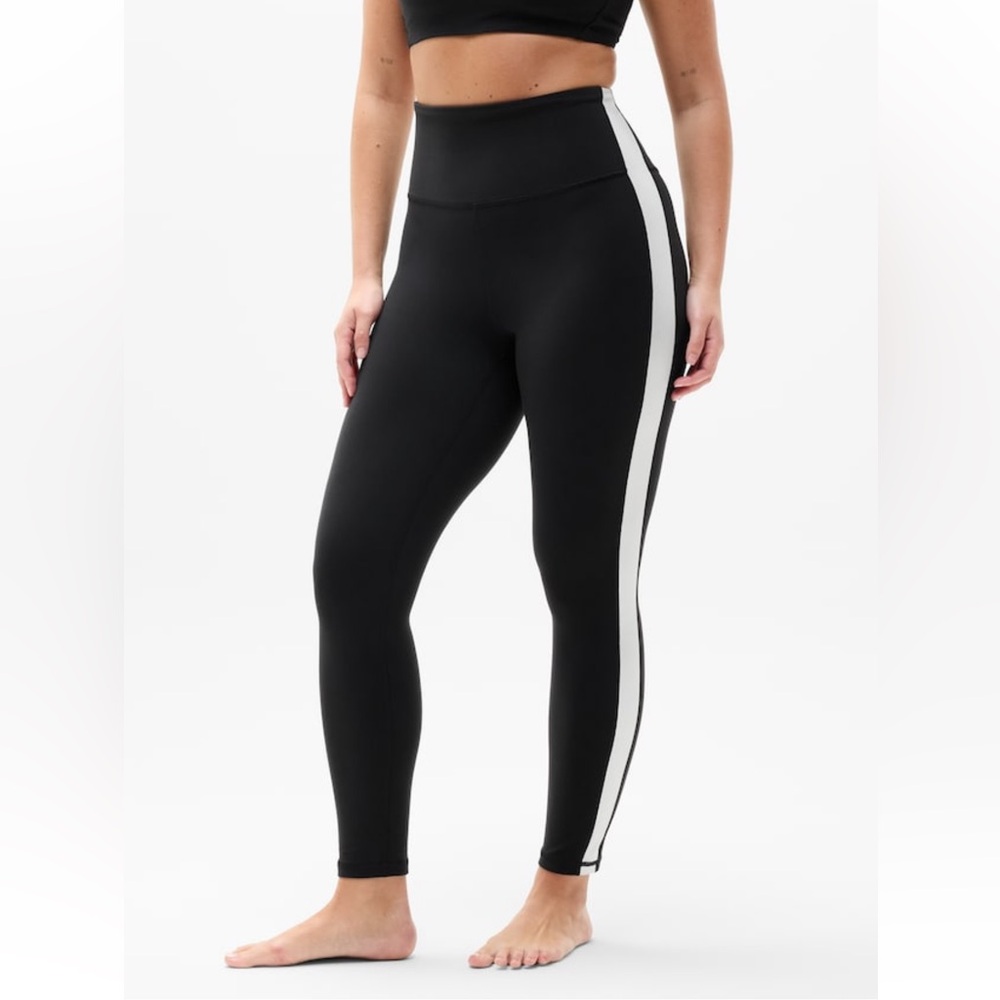 Elation Ultra High Rise Shine Sport Stripe 7/8 legging